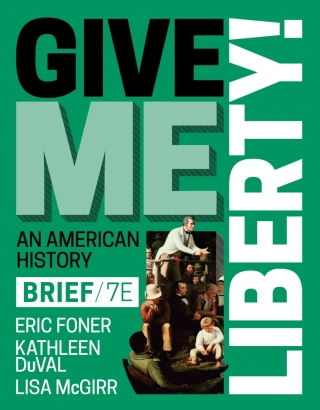 Cover image: Give Me Liberty! Brief (Combined Volume) 7th edition 9781324041627