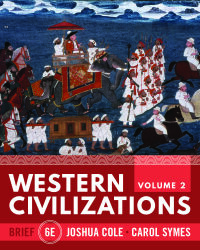Cover image: Western Civilizations (Brief Edition)  (Volume 2) 6th edition 9781324043065
