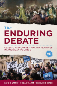 Cover image: The Enduring Debate: Classic and Contemporary Readings in American Politics 9th edition 9780393427561