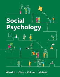 Imagen de portada: Social Psychology 6th edition 9781324045557