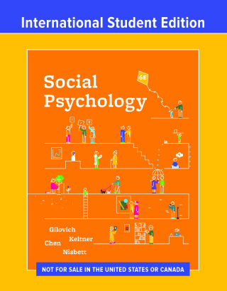 Cover image: Social Psychology (International Student Edition) 6th edition 9781324045595