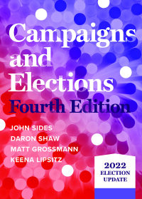 Cover image: Campaigns and Elections: 2022 Election Update (Election Update Edition) 4th edition 9781324046912