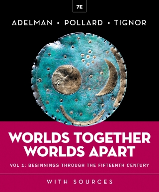 Cover image: Worlds Together, Worlds Apart (Volume 1) Courseware 7th edition 9781324063896