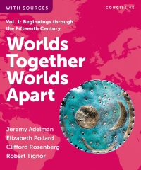 Cover image: Worlds Together, Worlds Apart, Concise (Volume 1) Courseware 4th edition 9781324064329