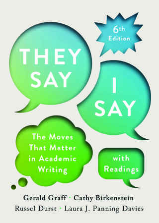 Cover image: "They Say / I Say" with Readings 6th edition 9781324070139