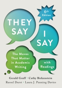 Imagen de portada: They Say / I Say with Readings Courseware (Norton Illumine Ebook, The Little Seagull Handbook Ebook, InQuizitive for Writers, Videos, They Say/I Say Blog, and Tutorials) 6th edition 9781324070139