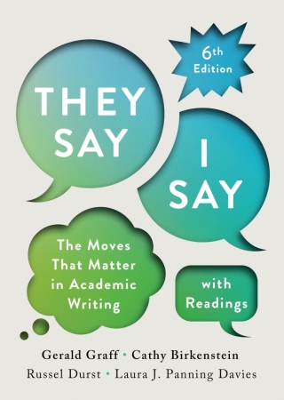 Cover image: They Say / I Say with Readings Courseware 6th edition 9781324070139