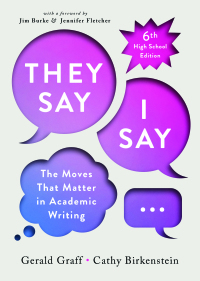 Imagen de portada: "They Say / I Say" (High School Edition) 6th edition 9781324070245