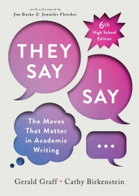 Cover image: They Say / I Say High School Courseware (Norton Illumine Ebook, The Little Seagull Handbook Ebook, InQuizitive for Writers, Tutorials, They Say/I Say Blog, and Tutorials) 6th edition 9781324070245