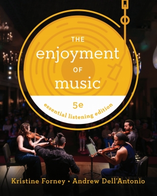 Cover image: Enjoyment of Music, Essential Listening Courseware 5th edition 9781324071136