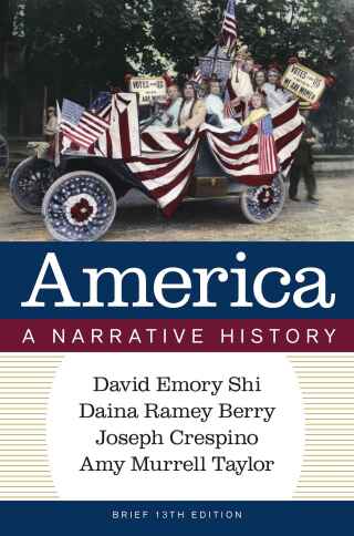 Cover image: America: A Narrative History (Brief Edition)  (Combined Volume) 13th edition 9781324084631