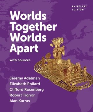 Cover image: Worlds Together, Worlds Apart Concise AP 3e Courseware (Norton Illumine Ebook, InQuizitive, Map & Primary Source Exercises, History Skills Tutorials, and Additonal Content) 3rd edition 9781324087236