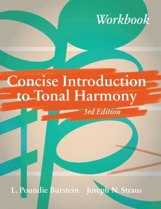 Cover image: Concise Introduction to Tonal Harmony Workbook 3rd edition 9781324088080