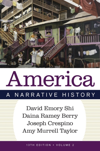 Cover image: America: A Narrative History 13e (Volume 2) Courseware + For the Record: A Documentary History of America, Ninth Edition (Volume 2) Ebook 13th edition 9781324088967