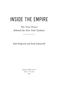 Cover image: Inside The Empire 9780358299240