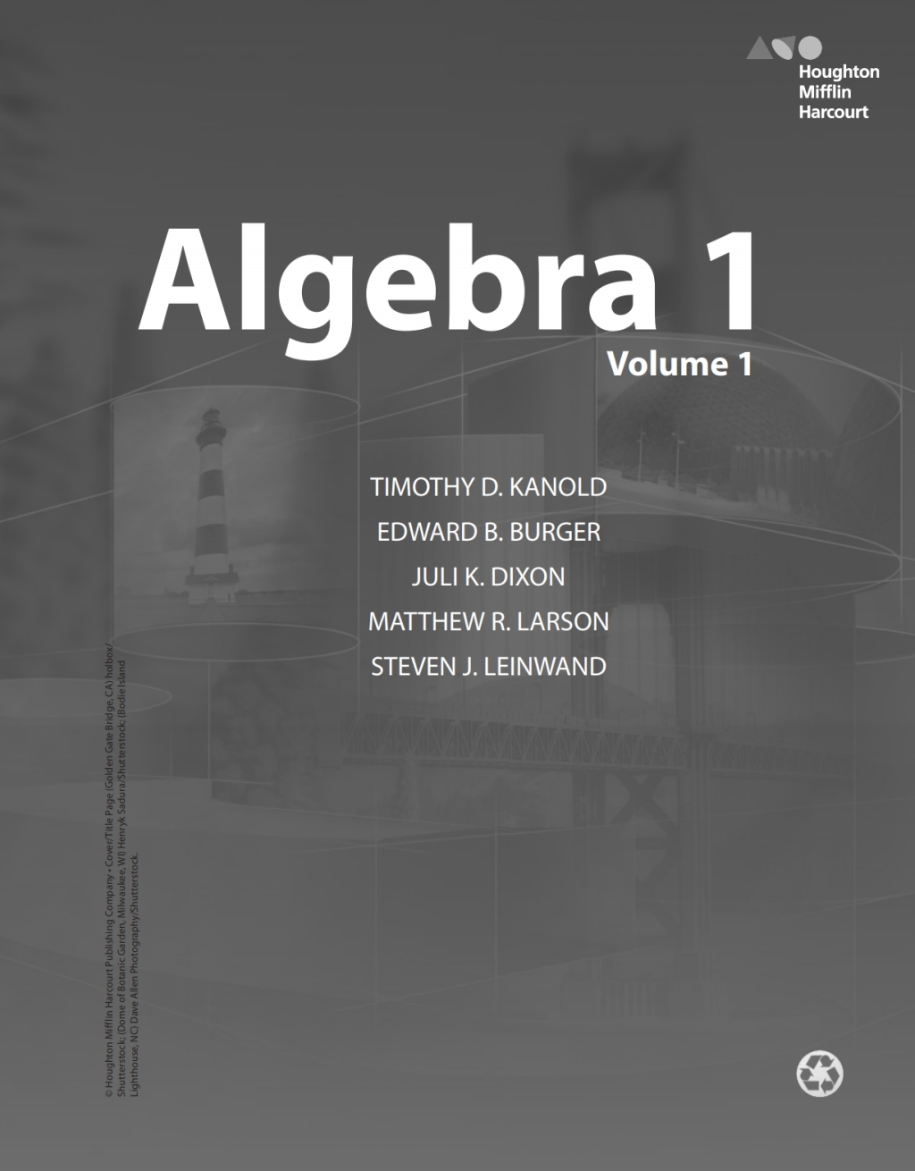 HMH Algebra 1 Interactive Student Edition Volume 1 2015 1st Edition
