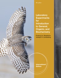 Cover image: Laboratory Experiments for Introduction to General, Organic and Biochemistry, International Edition 8th edition 9781133113102