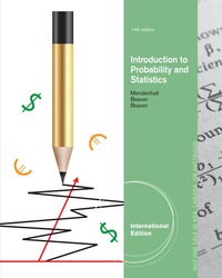 Cover image: Introduction to Probability and Statistics, International Edition 14th edition 9781285315720