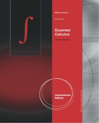 Cover image: Essential Calculus, International Metric Edition 2nd edition 9781337006385