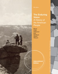 Cover image: The Enduring Vision: A History of the American People, International Edition 8th edition 9781133945314
