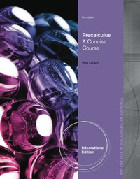 Cover image: Precalculus: A Concise Course, International Edition 3rd edition 9781285051314