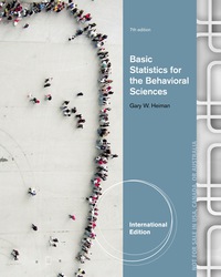 Cover image: Basic Statistics for the Behavioral Sciences, International Edition 7th edition 9781285542041