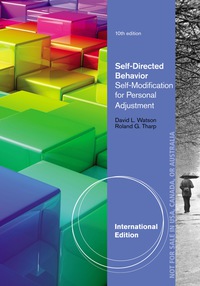 Cover image: Self-Directed Behavior: Self-Modification for Personal Adjustment, International Edition 10th edition 9781337008334