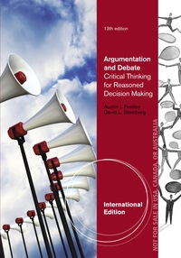 Cover image: Argumentation and Debate, International Edition 13th edition 9781285083575