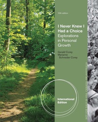 Cover image: I Never Knew I Had A Choice: Explorations in Personal Growth, International Edition 10th edition 9781285089348