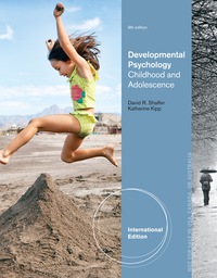 Cover image: Developmental Psychology: Childhood and Adolescence, International Edition 9th edition 9781337009973