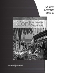 Cover image: Contacts: Langue et culture françaises 9th edition 9781133309581