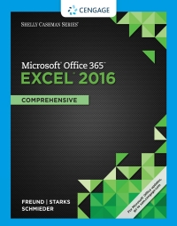 Immagine di copertina: Shelly Cashman Series® Microsoft® Office 365 & Excel 2016: Comprehensive 1st edition 9781337510387