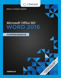 Cover image: Shelly Cashman Series MicrosoftOffice 365 & Word 2016 1st edition 9781305871014