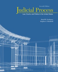 Omslagafbeelding: Judicial Process: Law, Courts, and Politics in the United States 7th edition 9781305506527