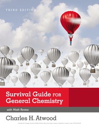 Imagen de portada: Survival Guide for General Chemistry with Math Review and Proficiency Questions: How to Get an A 3rd edition 9781305629561