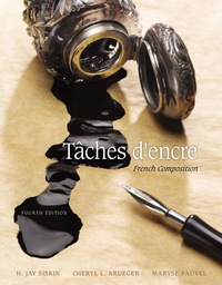 Titelbild: Taches d'encre: French Composition 4th edition 9781305580282