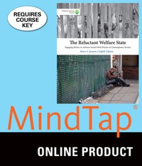 Cover image: MindTap Social Work for Jansson's The Reluctant Welfare State, 8th Edition, [Instant Access], 1 term (6 months) 8th edition 9781337091695