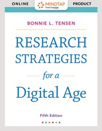 Cover image: MindTap English for Tensen's Research Strategies for a Digital Age 5th edition 9781337091596