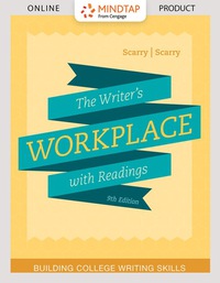 Cover image: MindTap Developmental English for Scarry/Scarry's The Writer’s Workplace with Readings: Building College Writing Skills, 9th Edition, [Instant Access], 1 term (6 months) 9th edition 9781337091947