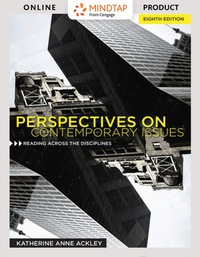Cover image: MindTap English for Ackley's Perspectives on Contemporary Issues 8th edition 9781337092722