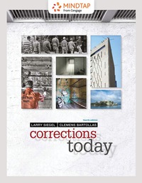 Cover image: MindTap Criminal Justice for Siegel/Bartollas' Corrections Today 4th edition 9781337092777
