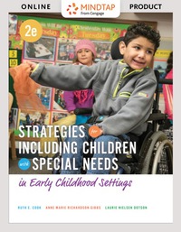 Cover image: MindTap Education for Cook/Richardson-Gibbs/Nielsen's Strategies for Including Children with Special Needs in Early Childhood Settings, 2nd Edition, [Instant Access], 1 term (6 months) 2nd edition 9781337096386