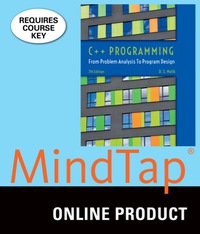 Cover image: MindTap Computer Science for Malik's C++ Programming: From Problem Analysis to Program Design, 7th Edition, [Instant Access], 1 term (6 months) 7th edition 9781337102698