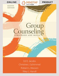 Cover image: MindTap Counseling for Jacobs/Schimmel/Masson/Harvill's Group Counseling 8th edition 9781337107341
