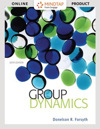 Cover image: MindTap Psychology for Forsyth's Group Dynamics 6th edition 9781337110938