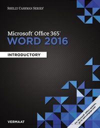 Immagine di copertina: Shelly Cashman Series Microsoft Office 365 & Word 2016: Introductory 1st edition 9781305870994