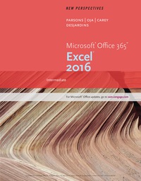 Omslagafbeelding: New Perspectives Microsoft Office 365 & Excel 2016: Intermediate 1st edition 9781305880412