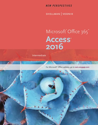 Cover image: New Perspectives Microsoft Office 365 & Access 2016: Intermediate 1st edition 9781337508735