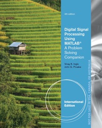 Cover image: Digital Signal Processing Using MATLAB® 4th edition 9781305637535