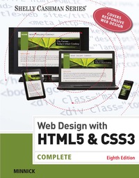 Cover image: Web Design with HTML & CSS3: Complete 8th edition 9781305578173